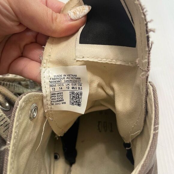 Converse Turbodrk Chuck 70s High Top Sneakers Shoes Size 12 - Picture 7 of 10